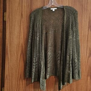 Mossy Olive Green Women's Sweater